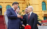 Lễ đón Tổng Bí thư, Chủ tịch nước Trung Quốc thăm cấp Nhà nước tới Việt Nam