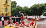 Lễ đón Tổng Bí thư, Chủ tịch nước Trung Quốc thăm cấp Nhà nước tới Việt Nam