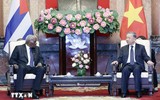 Chủ tịch Quốc hội Cuba Esteban Lazo Hernandez đến Việt Nam dự lễ tang Tổng Bí thư Nguyễn Phú Trọng