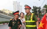 Lực lượng Công an Hà Nội vào vị trí: Đảm bảo an ninh, an toàn tuyệt đối cho sự kiện A80 