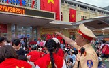 Lực lượng Công an Hà Nội vào vị trí: Đảm bảo an ninh, an toàn tuyệt đối cho sự kiện A80 