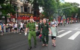 Lực lượng Công an Hà Nội vào vị trí: Đảm bảo an ninh, an toàn tuyệt đối cho sự kiện A80 