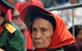 Các cựu chiến binh từ miền Nam ra dự Đại lễ A80 được lực lượng Công an Hà Nội bố trí chỗ ngồi ưu tiên