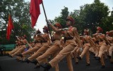 Các khối vũ trang, xe pháo sẵn sàng thực hiện nhiệm vụ cho Lễ kỷ niệm, diễu binh, diễu hành 80 năm Cách mạng tháng Tám và Quốc khánh 2/9