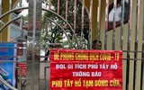  Những hình ảnh phòng chống dịch Covid-19 tại quận Tây Hồ
