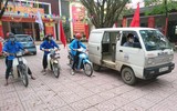 Công an huyện Đông Anh tập trung cao độ, ứng trực phòng ngừa Covid-19 tại các điểm công cộng
