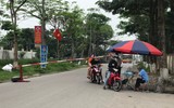 Công an huyện Đông Anh tập trung cao độ, ứng trực phòng ngừa Covid-19 tại các điểm công cộng