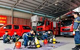 Những hình ảnh đảm bảo công tác an toàn phòng cháy cận kề ngày bầu cử