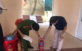 Những hình ảnh đảm bảo công tác an toàn phòng cháy cận kề ngày bầu cử