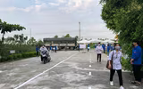 Lực lượng Công an đảm bảo ANTT, kiểm soát chặt dịch Covid-19 tại điểm thi