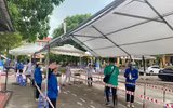 Lực lượng Công an đảm bảo ANTT, kiểm soát chặt dịch Covid-19 tại điểm thi