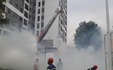 Tình huống giả định xảy ra cháy, nổ ở nơi đông người tại huyện Thanh Trì