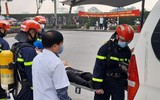 Tình huống giả định xảy ra cháy, nổ ở nơi đông người tại huyện Thanh Trì