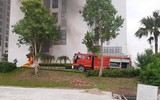Tình huống giả định xảy ra cháy, nổ ở nơi đông người tại huyện Thanh Trì