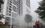 Tình huống giả định xảy ra cháy, nổ ở nơi đông người tại huyện Thanh Trì
