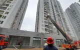 Xử lý vụ cháy giả định tại chung cư phường Đại Kim