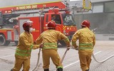 Xử lý vụ cháy giả định tại chung cư phường Đại Kim