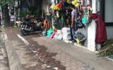 Tuyên truyền nhắc nhở hộ kinh doanh không lấn chiếm vỉa hè, phố hoa cây cảnh trên đường Hoàng Hoa Thám