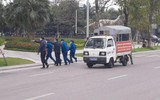 Tiếp cận tòa nhà bằng xe chuyên dụng, cứu người trong tình huống cháy giả định ở căn hộ Vinhomes Symphony