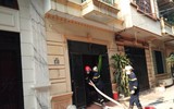 Cháy lớn tại ngôi nhà 5 tầng ở quận Thanh Xuân
