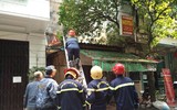 Cháy lớn tại ngôi nhà 5 tầng ở quận Thanh Xuân