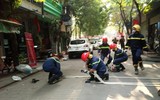 Cháy lớn tại ngôi nhà 5 tầng ở quận Thanh Xuân
