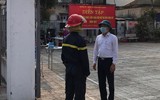 Xảy cháy nhà ở ngõ sâu, xe chữa cháy không tiếp cận được trong tình huống giả định