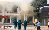 Xảy cháy nhà ở ngõ sâu, xe chữa cháy không tiếp cận được trong tình huống giả định