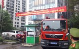 Xử lý nhanh tình huống cháy giả định tại Tòa nhà The Garden Hill