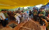 Xúc động tiễn biệt Thượng úy Đỗ Đức Việt về nơi an nghỉ cuối cùng