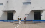 Diễn tập xử lý tình huống 3 người mắc kẹt trong đám cháy 