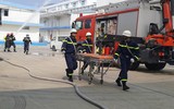 Diễn tập xử lý tình huống 3 người mắc kẹt trong đám cháy 