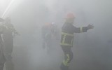 Diễn tập chữa cháy, cứu hộ quy mô tại làng miến lớn nhất Hà Nội