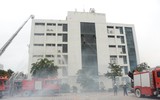 Hơn 50 người mắc kẹt tại Trường Đại học Y tế công cộng được cứu trong tình huống giả định