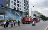 Phối hợp xử lý sự cố cháy giả định tại chung cư An Quý Hưng Riverside