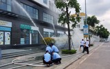 Phối hợp xử lý sự cố cháy giả định tại chung cư An Quý Hưng Riverside