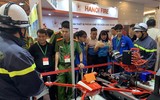 Những hình ảnh thiết bị kỹ thuật, phương tiện chữa cháy, cứu nạn thông minh 
