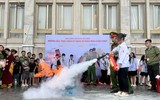 Những hình ảnh thiết bị kỹ thuật, phương tiện chữa cháy, cứu nạn thông minh 