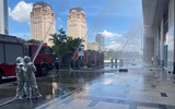 Thực tập phương án chữa cháy, cứu hội tại toà nhà 72 tầng Keangnam Landmark Tower
