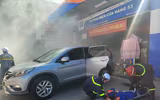 Khói bao trùm cây xăng trong tình huống giả định cháy, nổ