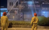 Hình ảnh tình huống cháy bất ngờ và cách xử lý của Tổ liên gia an toàn PCCC