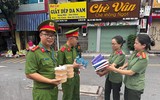 Hình ảnh khí thế làm nhiệm vụ của lực lược Công an Hà Nội trước giờ bảo đảm an ninh Chương trình hợp luyện lần 1 sự kiện A80