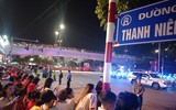 Hình ảnh đẹp về chiến sỹ Công an Thủ đô đảm bảo ANTT trong buổi sơ duyệt sự kiện A80