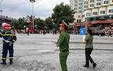Công an phường Tây Hồ đảm bảo ANTT trước giờ sơ duyệt sự kiện A80