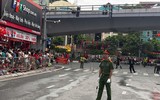 Công an phường Tây Hồ đảm bảo ANTT trước giờ sơ duyệt sự kiện A80