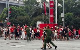 Công an phường Tây Hồ đảm bảo ANTT trước giờ sơ duyệt sự kiện A80