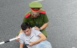 Công an phường Tây Hồ đảm bảo ANTT trước giờ sơ duyệt sự kiện A80
