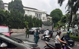 Công an phường Tây Hồ đảm bảo ANTT trước giờ sơ duyệt sự kiện A80