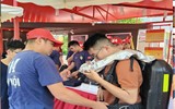 Trải nghiệm, thực hành chữa cháy, cứu nạn tại triển lãm “Công an nhân dân - 80 năm vì An ninh Tổ quốc, vì hạnh phúc nhân dân”