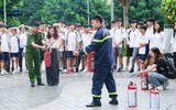 Diễn tập phương án chữa cháy, cứu nạn, cứu hộ tại Trường Tiểu học, Trung học cơ sở và Trung học phổ thông Dewey Ocean Park